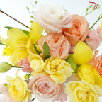 Signature Weekly Flower Bunch - Peach Apricot Dream (Medium Bunch)