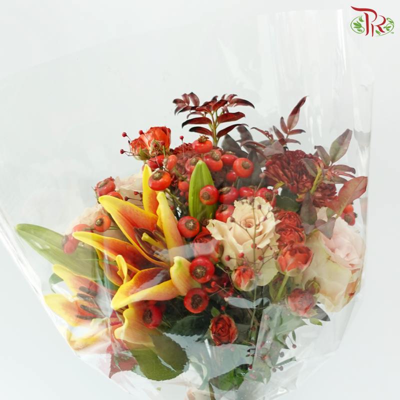 Signature Weekly Flower Bunch - Rustic Autumn Glow (Medium Bunch)