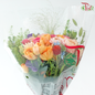 Signature Weekly Flower Bunch - Festival of Lights Bouquet (Rose Spray, Gerbera, Eustoma & Gomphrena) (Big Size)