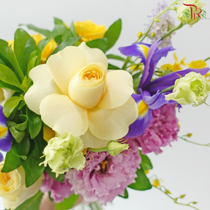 Signature Weekly Flower Bunch - Purple Moonlight Glow 紫月光韵 (Medium Bunch)
