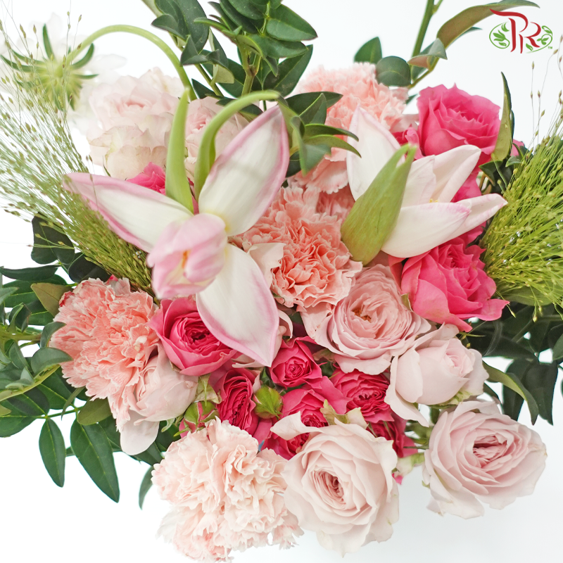 Signature Weekly Flower Bunch - Rosy Pink Romance (Big Bunch)