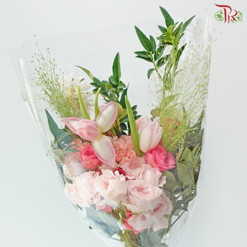 Signature Weekly Flower Bunch - Rosy Pink Romance (Big Bunch)