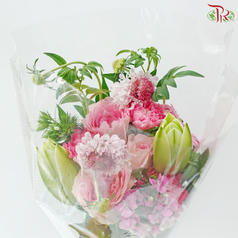 Signature Weekly Flower Bunch - Pink Petal Crush (Medium Bunch)
