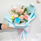 Signature Weekly Flower Bunch - Aurora Pastel Symphony (Medium Bunch)