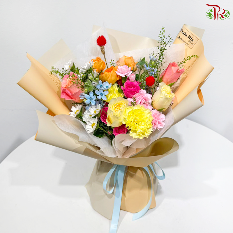 Signature Weekly Flower Bunch - Candy Garden Glow (Medium Bunch)
