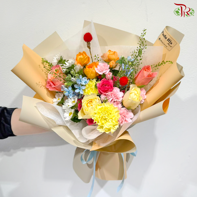 Signature Weekly Flower Bunch - Candy Garden Glow (Medium Bunch)