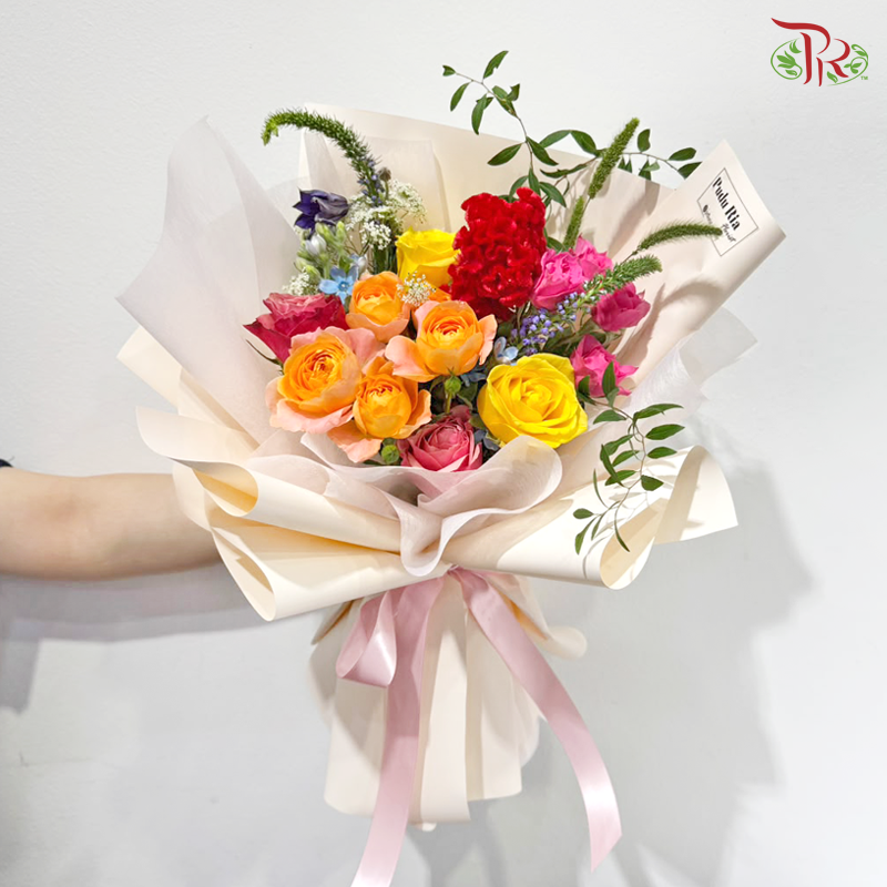 Signature Weekly Flower Bunch - Painted Daydream (Medium Bunch)
