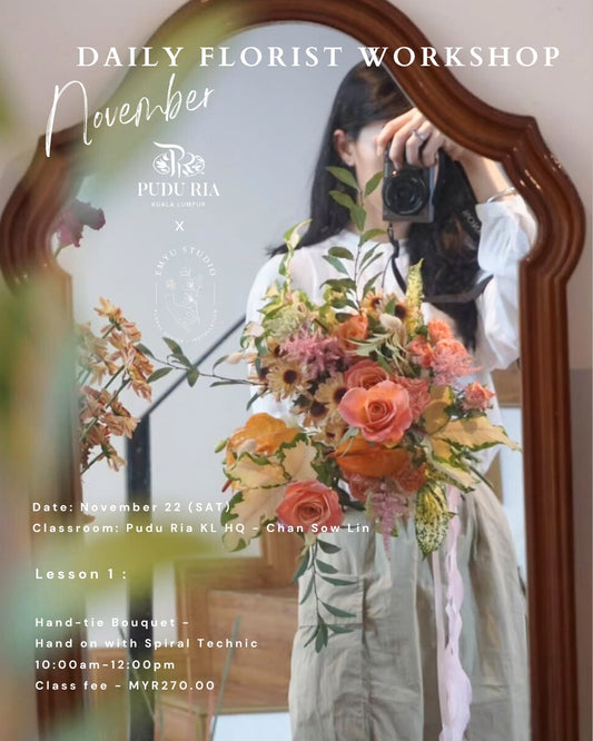 November Daily Florist Workshop by Emyu Studio