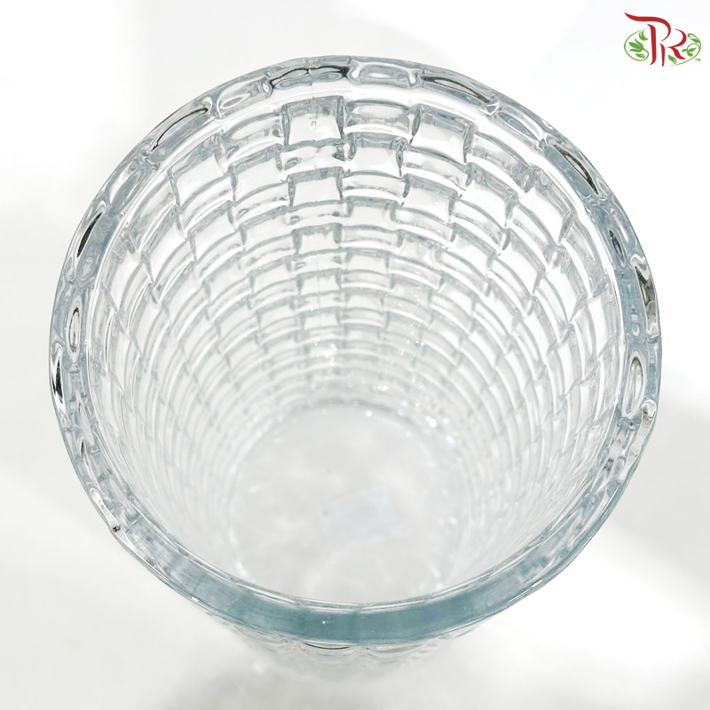 HF35/6/V18805 - Block Design Crystal Vase (YSHF35)