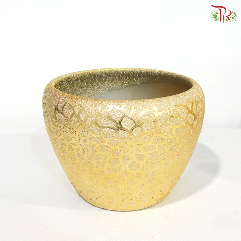 YU571 - Gold Pot (With Size Options)