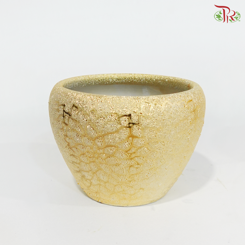 YU571 - Gold Pot (With Size Options)