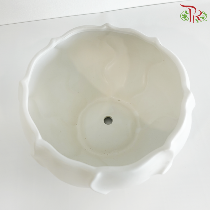 ZF-5016 - White Pot (ZF-5016W)