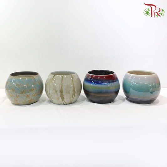 ZZY-A012 Round Pot (No Hole) (With Design Option)