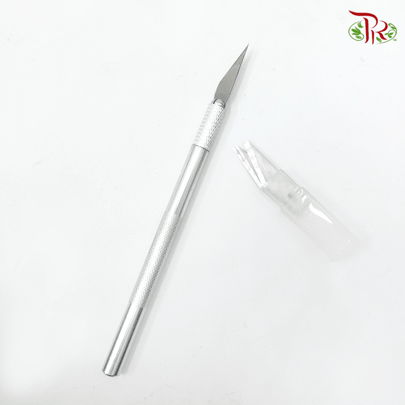 Aluminium Alloy Scalpel (6 Pcs Blades)-Pudu Ria Florist-prflorist.com.my