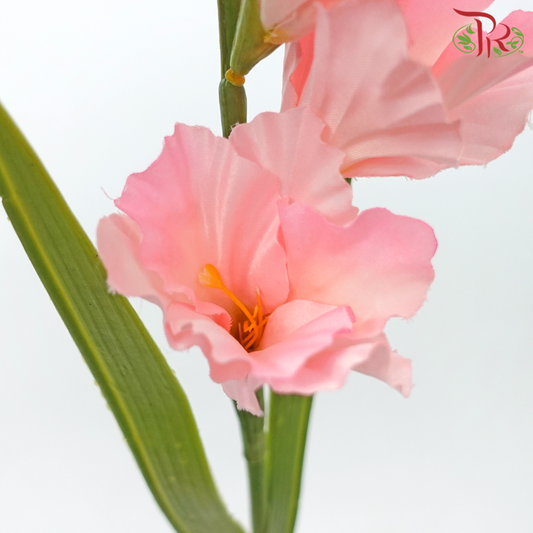 Artificial Gladiolus Spray - Pink (2 Stems）-Pink-Pudu Ria Florist-prflorist.com.my