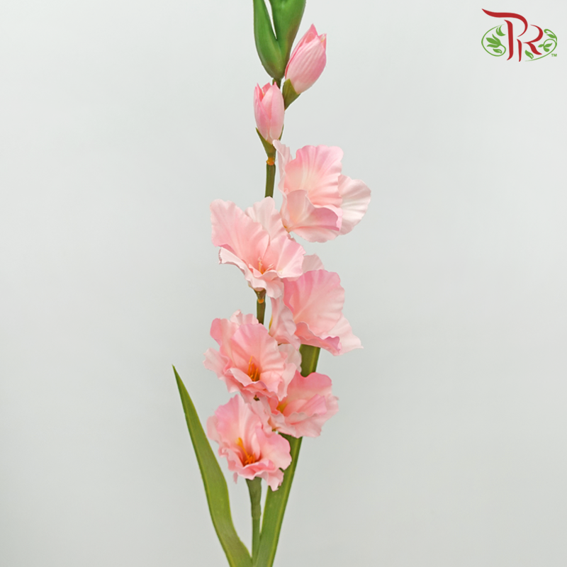 Artificial Gladiolus Spray - Pink (2 Stems）-Pink-Pudu Ria Florist-prflorist.com.my