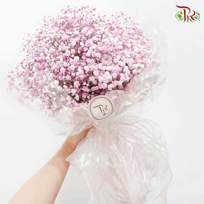 Baby's Breath Bouquet - Light Pink (Optional With LED Light)