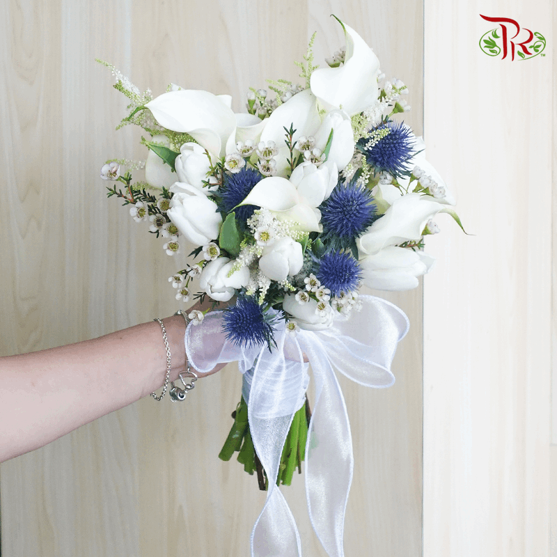 Calla Lily- Tulip Bridal Bouquet-Pudu Ria Florist-prflorist.com.my