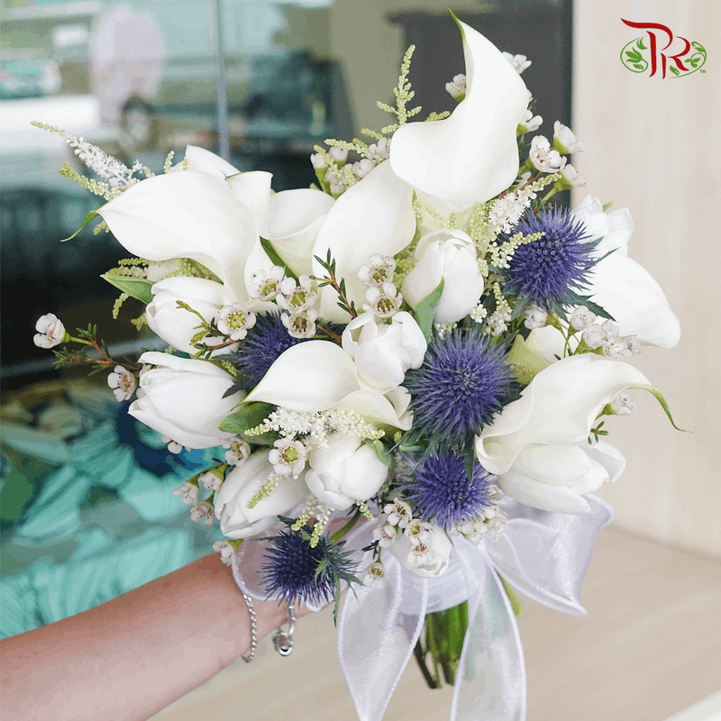 Calla Lily- Tulip Bridal Bouquet-Pudu Ria Florist-prflorist.com.my