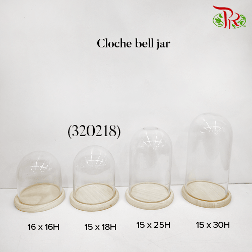 Cloche Bell Jar (320218) - H18 x D15cm-China-prflorist.com.my