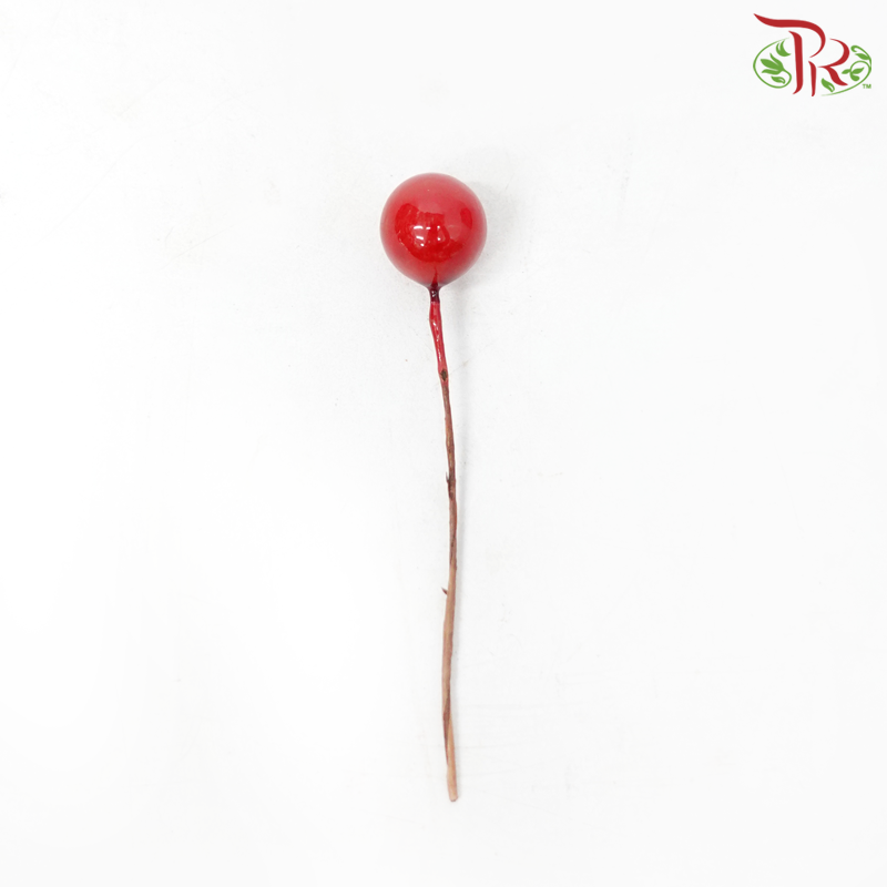 CNY Deco - Artificial Red Bean (20 Pieces Per Pack)-Pudu Ria Florist-prflorist.com.my