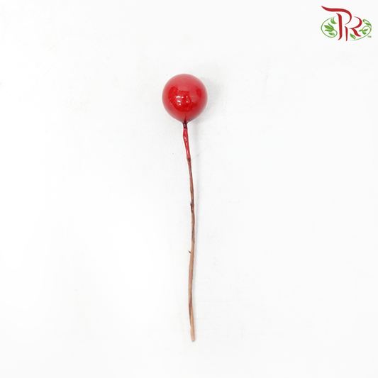 CNY Deco - Artificial Red Bean (20 Pieces Per Pack)-Pudu Ria Florist-prflorist.com.my
