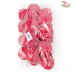 CNY Rattan Ball - Red (Per Packet)-Red-Pudu Ria Florist-prflorist.com.my