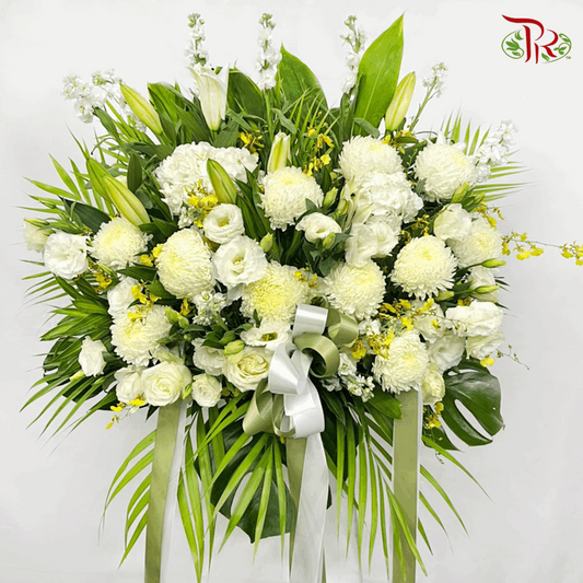 Condolence Stand #6-Pudu Ria Florist-prflorist.com.my