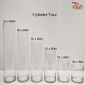 Cylinder Vase (160230) H30x D12 cm-Pudu Ria Florist-prflorist.com.my
