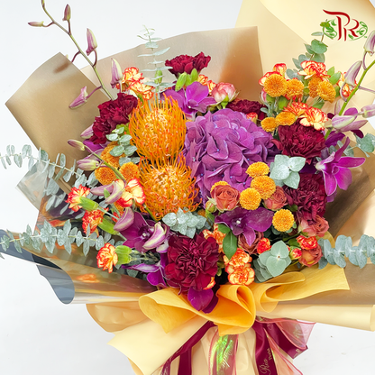 Festival of Lights- Deepavali Gifting Hand Bouquet (L size) - Pudu Ria Florist