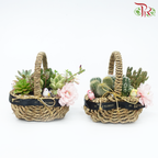 Desert Oasis Basket Arrangement (With Options)-Pudu Ria Florist-prflorist.com.my