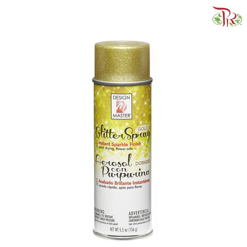 Design Master Colortool Spray - Glitter Gold (831)-Design Master-prflorist.com.my