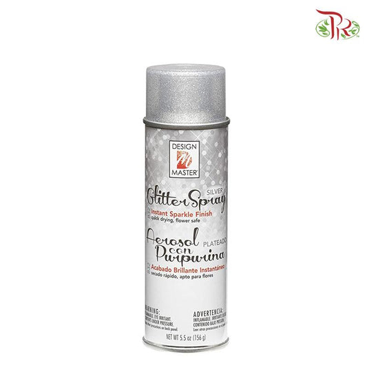 Design Master Colortool Spray- Glitter Silver (832)-Design Master-prflorist.com.my