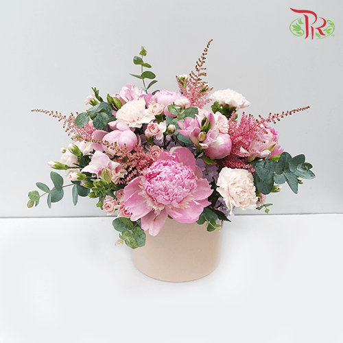 Designer Series 27 - Pastel Peony Flower Arrangement-Pudu Ria Florist-prflorist.com.my