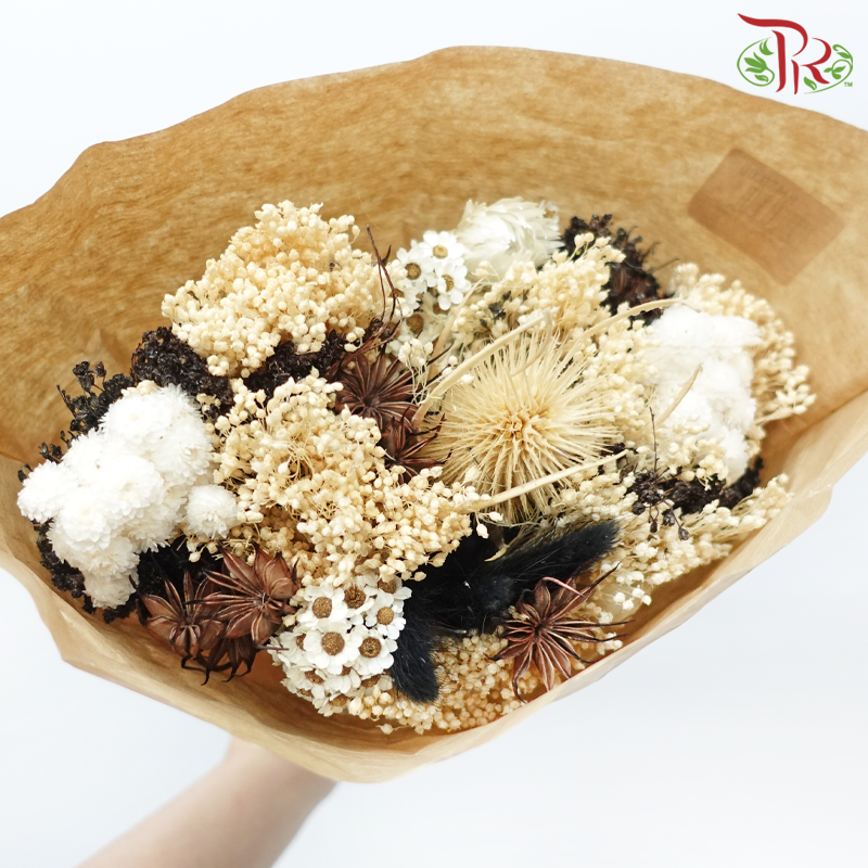 Dried Bouquet Mix - Black With Brown-Black With Brown-Import-prflorist.com.my