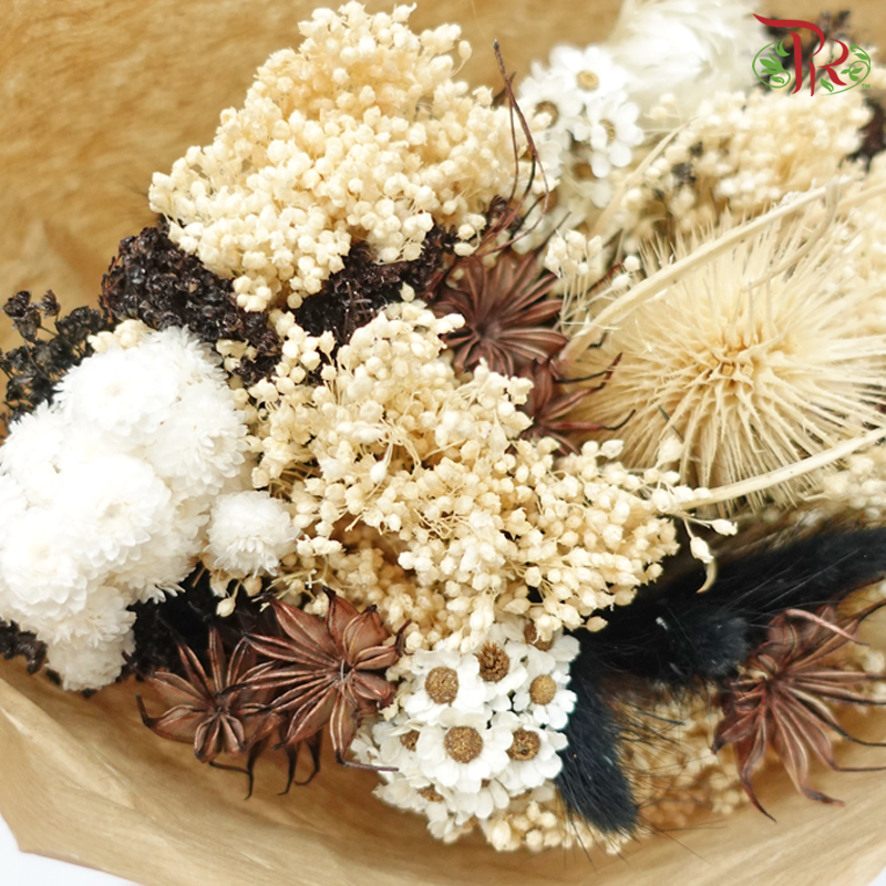 Dried Bouquet Mix - Black With Brown-Black With Brown-Import-prflorist.com.my