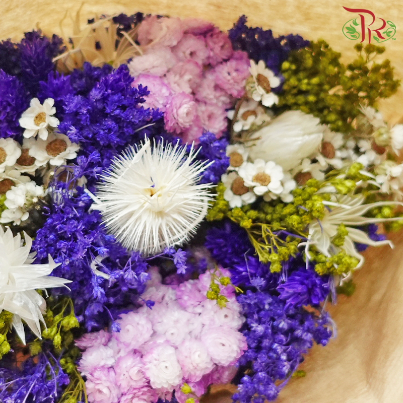 Dried Bouquet Mix - Purple With Green-Purple With Green-Import-prflorist.com.my