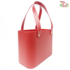 FB13 - CNY Hand Bag Design Flower Box - Red (EFL128PZ)-Red-Pudu Ria Florist-prflorist.com.my