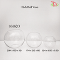 Fish Ball Vase - (161620)-Pudu Ria Florist-prflorist.com.my