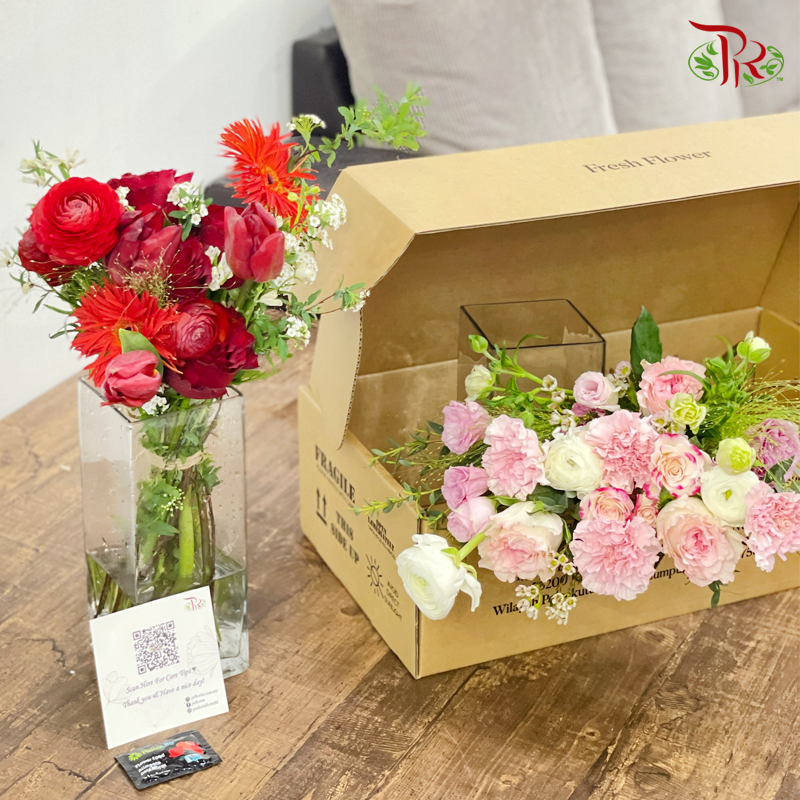 Flower Bliss Box- Subscription-Pudu Ria Florist-prflorist.com.my