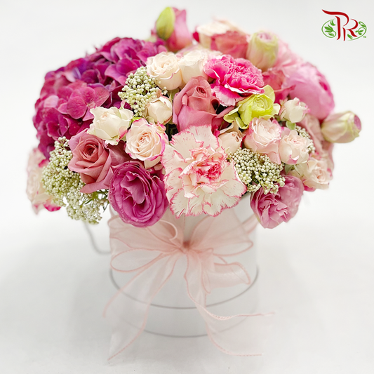 Flower Box Arrangement- The Admire (M size)-Pudu Ria Florist-prflorist.com.my