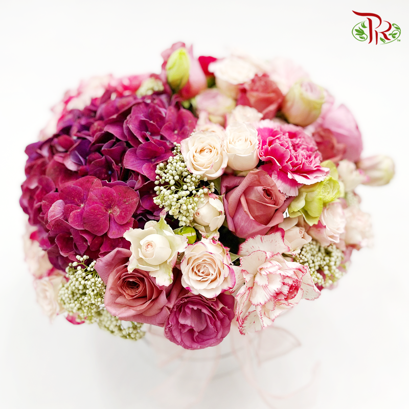 Flower Box Arrangement- The Admire (M size)-Pudu Ria Florist-prflorist.com.my