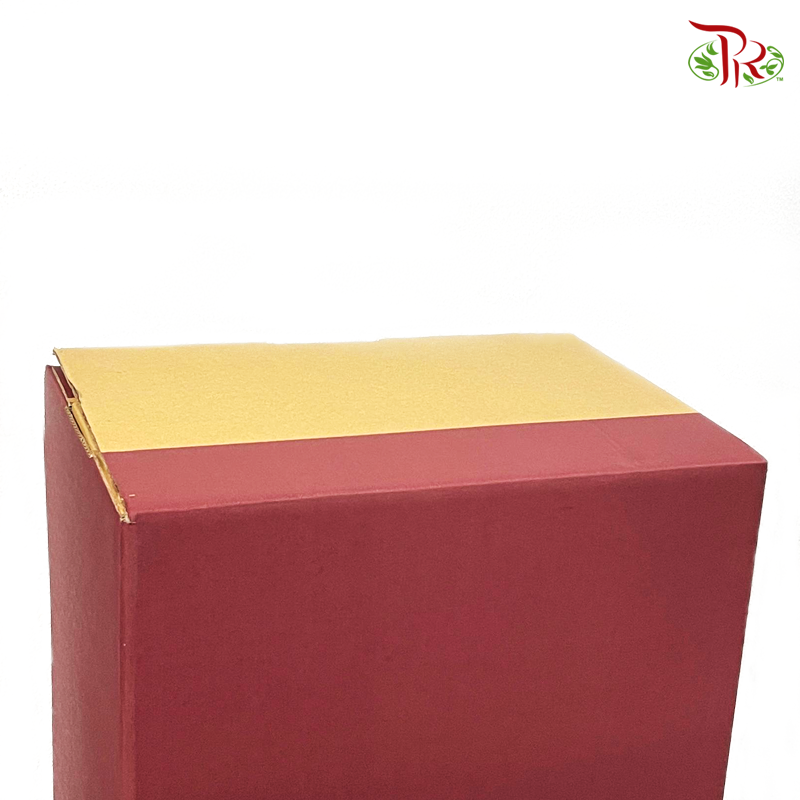 Foldable Flower Stand Box (M/L)-L-Red-Pudu Ria Florist-prflorist.com.my