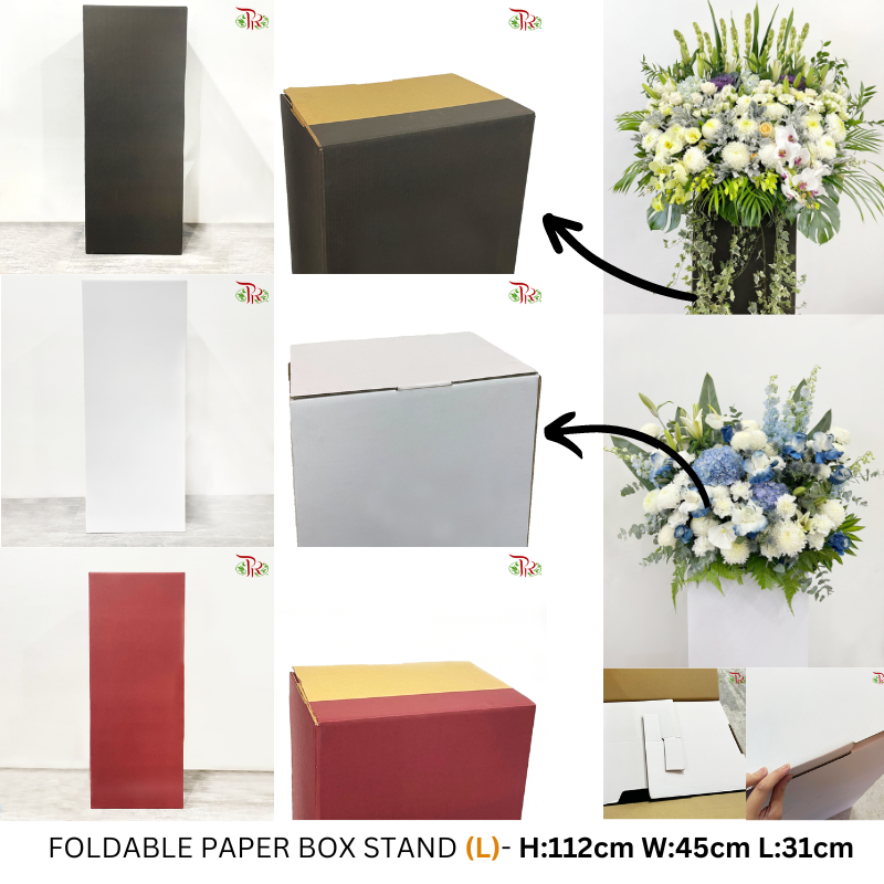 Foldable Flower Stand Box (M/L)-Pudu Ria Florist-prflorist.com.my