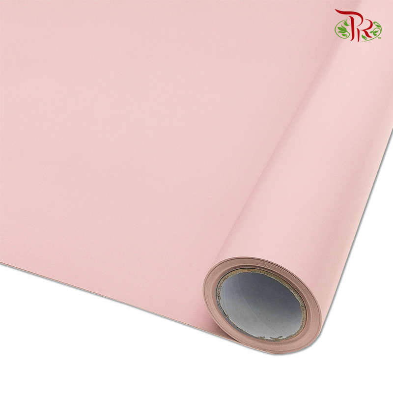 FPL067#4 Wrapping Paper - Peachy Pink-Pink-Pudu Ria Florist-prflorist.com.my