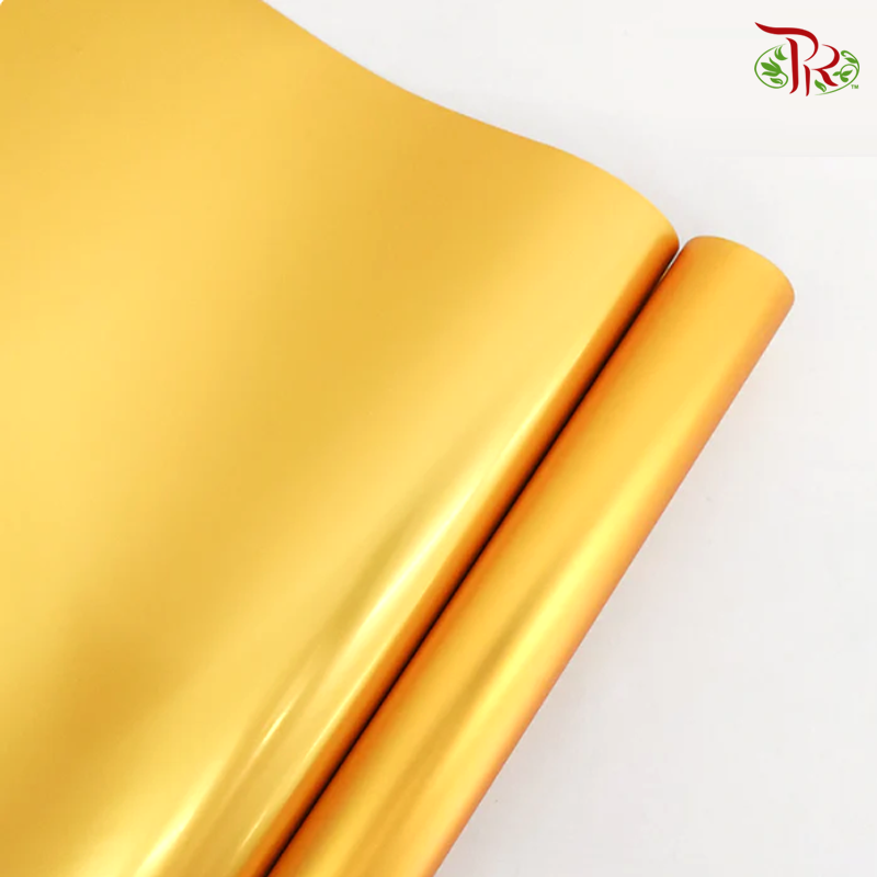 Wrapping Paper Opp Shiny - Gold FPL075#2 - Pudu Ria Florist