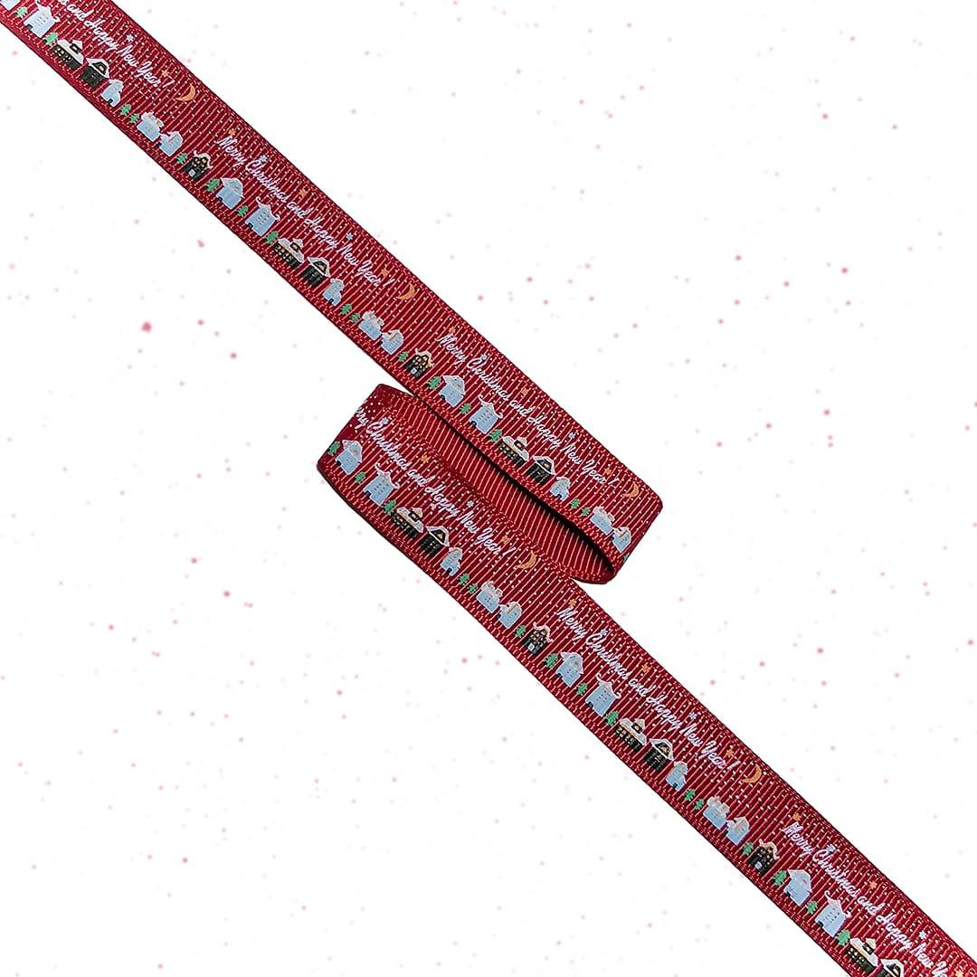 FRB060#3 - Christmas Ribbon(Grosgrain)-Pudu Ria Florist-prflorist.com.my