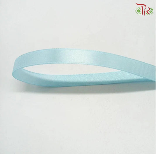 FRB061#15 Light Blue - Satin Ribbon-Pudu Ria Florist-prflorist.com.my