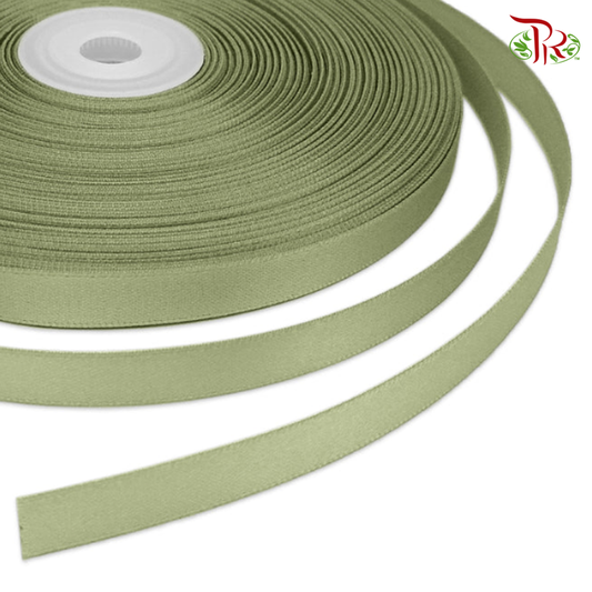 FRB080 PASTEL II SATIN 10MM X 50Y #9 Green Trail-Green-Pudu Ria Florist-prflorist.com.my