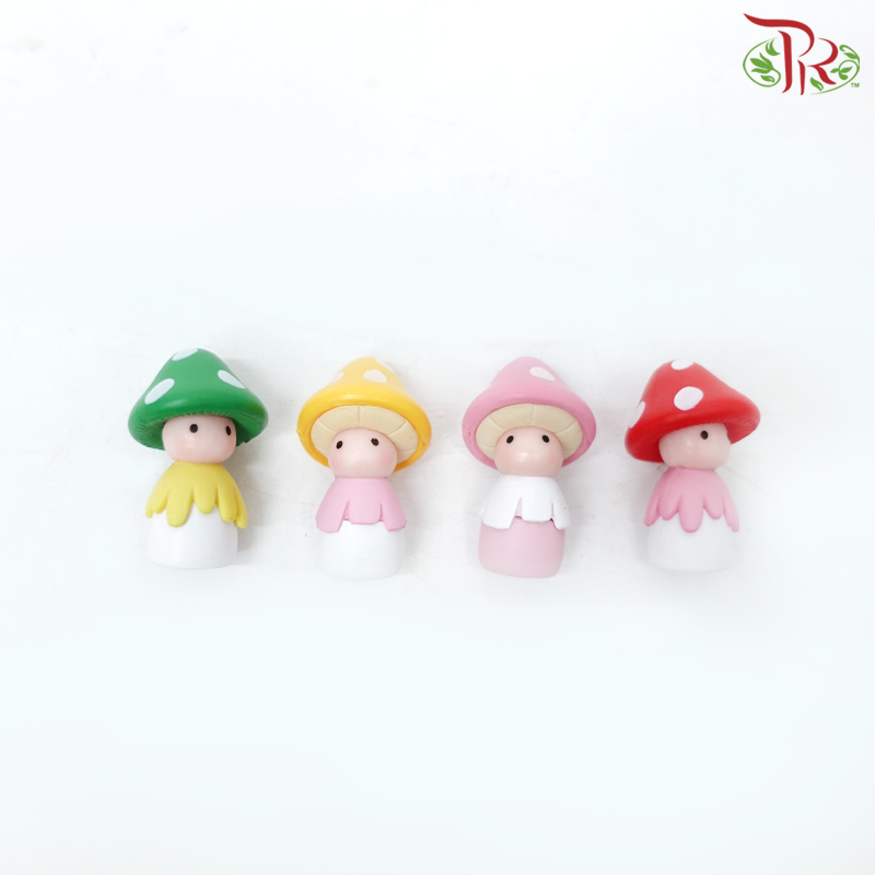 Gardening Miniature - Mushroom People《蘑菇人》(4 Units)-Pudu Ria Florist-prflorist.com.my